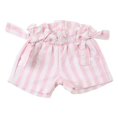 Shorts Jeans Infantil Clube Do Doce Cós Alto Detalhe Listras