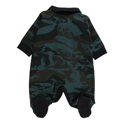 Macacão Longo Bebê Bonettinhos Estampa Camuflada