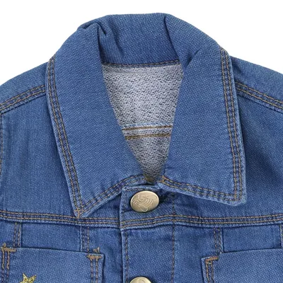 Jaqueta Jeans Bebê Clube Do Doce Com Detalhe Babado