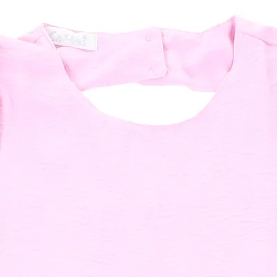 Vestido Infantil Cattai Pala Lisa Saia 3 Marias