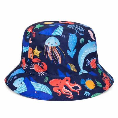 Chapéu Bebê Everly Menino Fundo do Mar