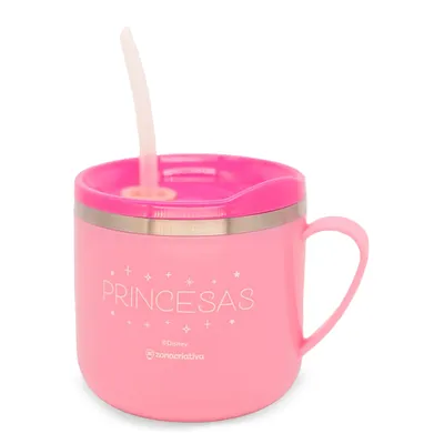 Caneca Flip Zona Criativa Princesas Disney 250 ml