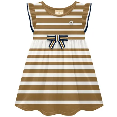 Vestido Infantil Milon em Meia Malha Listrado
