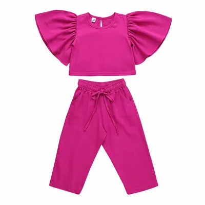 Conjunto Infantil Kookabu Blusa Godê + Calça Pantalona