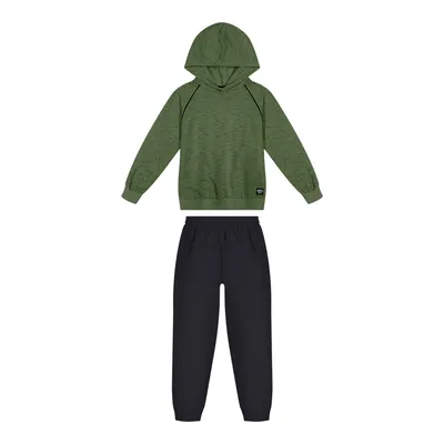 Conjunto Infantil Alakazzo Blusão Com Capuz E Calça Moletom