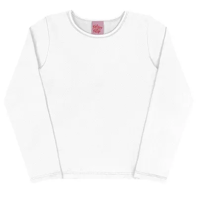 Blusa Infantil Kely Kety Manga Longa Malha Térmica Lisa Blusa Infantil Kely Kety Manga Longa Malha Térmica Lisa