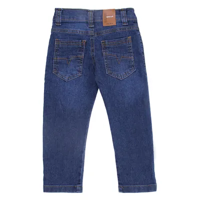 Calça Jeans Infantil Articolare Básica Lavagem Escura