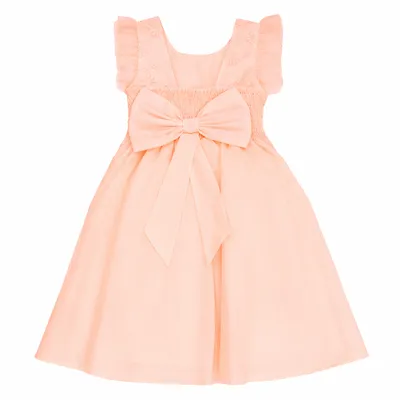 Vestido Infantil Cattai Tule Pala Tule em Relevo Vestido Infantil Cattai Tule Pala Tule em Relevo