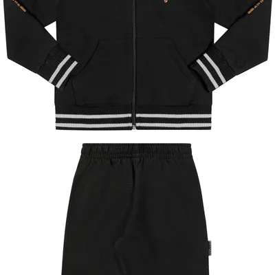 Conjunto Infantil Angerô Blusa Com Capuz Future E Calça