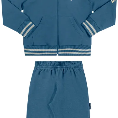 Conjunto Infantil Angerô Blusa Com Capuz Future E Calça