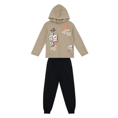 Conjunto Infantil Brandili Jaqueta Estampa Get Ready e Calça