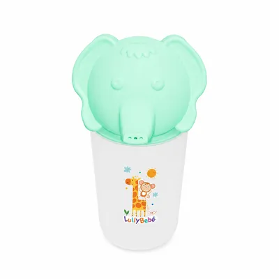 Copo Lully Bebê com Tampa Elefante 200ml