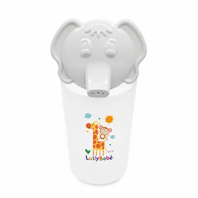 Copo Lully Bebê com Tampa Elefante 250 ml