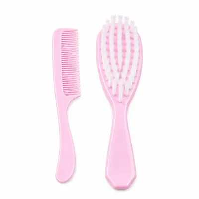 Kit Clean Pente e Escova Lully Bebê com 02 Peças