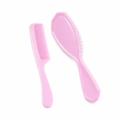 Kit Clean Pente e Escova Lully Bebê com 02 Peças