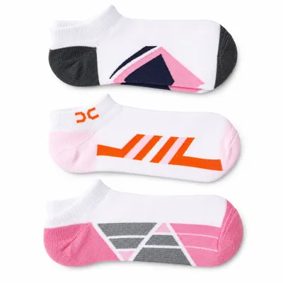 Kit Meia Sapatilha Juvenil Duck Estampado - 03 unidades