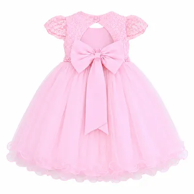 Vestido Infantil Menina Bonita Bordado Flor
