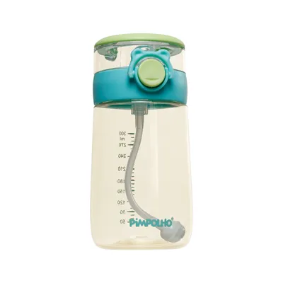 Garrafa Infantil Pimpolho Com Canudo 300ml