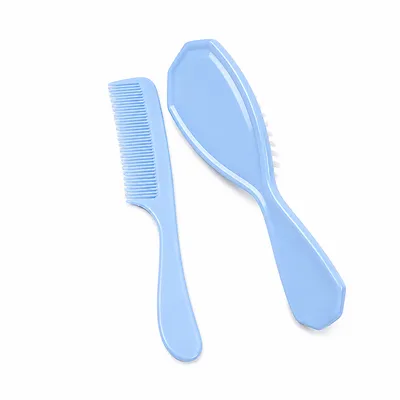 Kit Clean Pente E Escova Lully Bebê Com 02 Peças