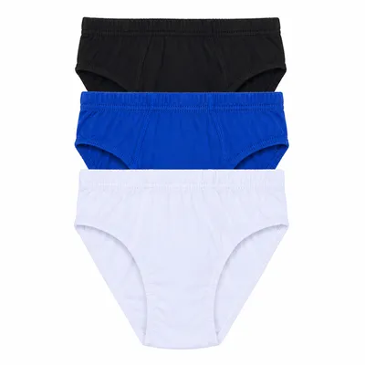Cueca Infantil Kellynha Lisa com Elástico 3 Peças