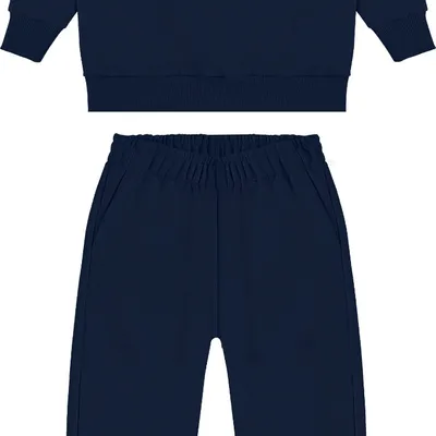 Conjunto Infantil Rovitex Blusão e Calça Lisa Conjunto Infantil Rovitex Blusão e Calça Lisa