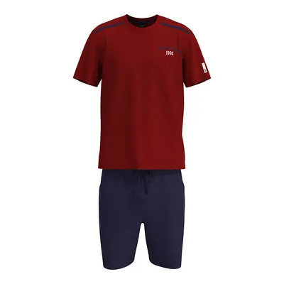 Conjunto Juvenil Elian Camiseta Estampa Athletic e Bermuda
