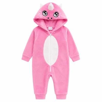 Pijama Kigurumi Infantil Fakini Fleece Unicórnio