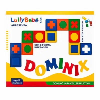 Brinquedo Educativo Lully Bebê Dominix Brinquedo Educativo Lully Bebê Dominix