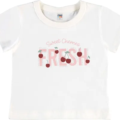 Blusa Infantil Rovitex Manga Curta Estampada Blusa Infantil Rovitex Manga Curta Estampada