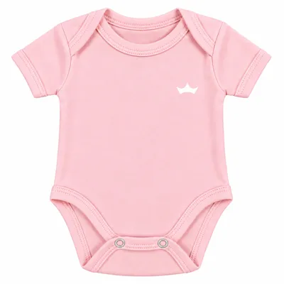 Kit Body Bebê Best Club Menina Manga Curta Fio 40 3 Peças