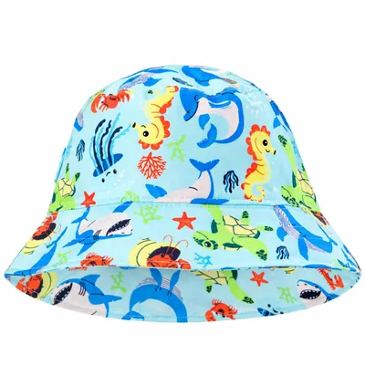 Chapéu Infantil Everly Menino Estampa Fundo do Mar