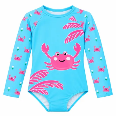 Maiô Infantil Everly Estampa Caranguejo