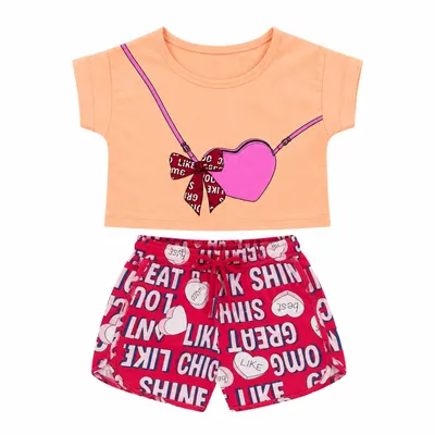 Conjunto Infantil Rovitex Estampa Coração