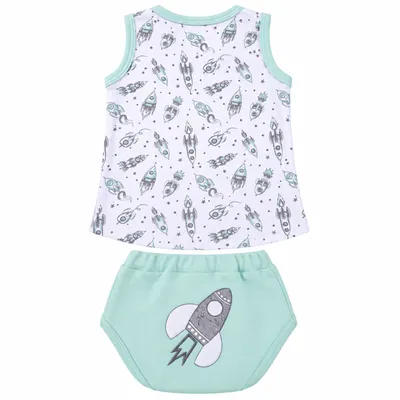 Conjunto Bebê Miniclo Regata Estampa Explore + Short Conjunto Bebê Miniclo Regata Estampa Explore + Short