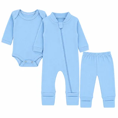Kit Macacão De Bebê Smoby Com Body E Mijão - 03 Peças