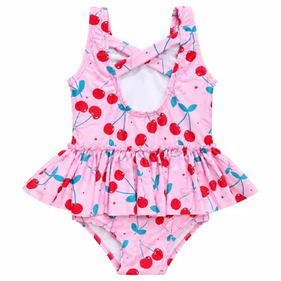 Maiô Infantil Everly Estampa Cerejas Maiô Infantil Everly Estampa Cerejas