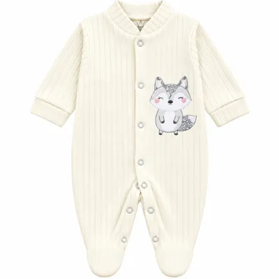 Macacão Longo Bebê Magibaby Bordado Guaxinim
