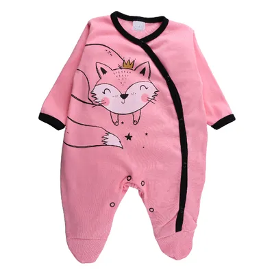 Macacão Longo Baby Gijo Estampa Raposinha