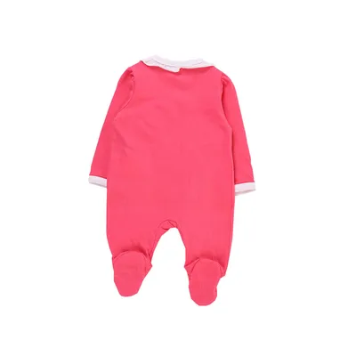 Macacão Longo Bebê Presente De Anjo Aplicação Ursa