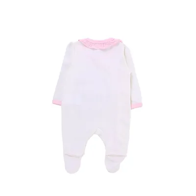 Macacão Longo Bebê Presente De Anjo Aplicação Ursa Macacão Longo Bebê Presente De Anjo Aplicação Ursa