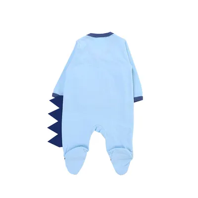 Macacão Longo Bebê Presente De Anjo Aplicação Dino