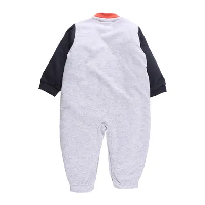 Macacão Longo Bebê Din Don Jardineira Com Bordado Dogs