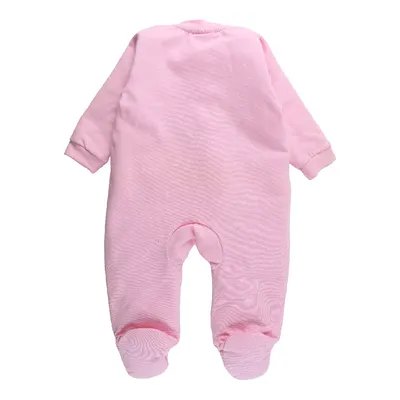 Macacão Longo Baby Gijo Bordado Caracol