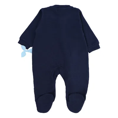 Macacão Longo Baby Gijo Bordado Baleia