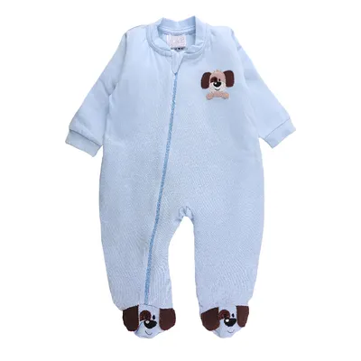 Macacão Longo Baby Gijo Estampa Dogs