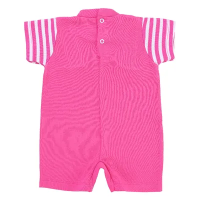 Macacão Curto Bebê Petutinha Estampa Carinha