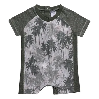 Macacão Curto Bebê Sonho Mágico Estampa Coqueiro