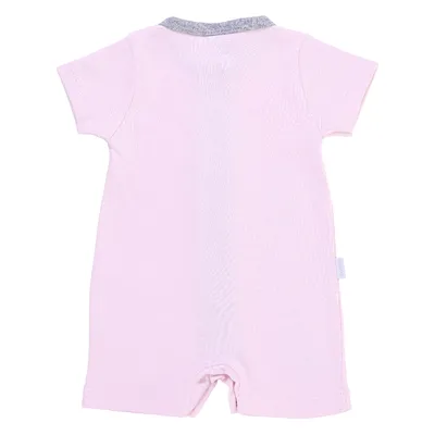 Macacão Curto Bebê Miniclô Estampa Bichinhos