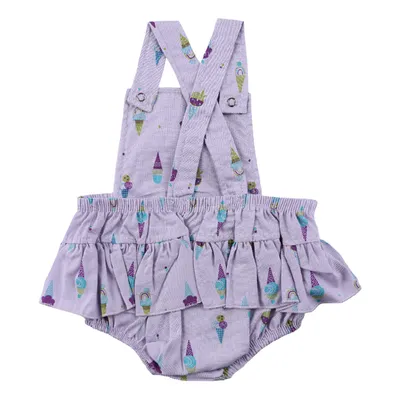 Banho De Sol Din Don Estampa Sorvete Com Laço E Babado Banho De Sol Din Don Estampa Sorvete Com Laço E Babado