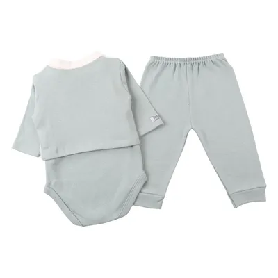 Pagão Bonettinhos Body Com Colete Estampado + Mijão Pagão Bonettinhos Body Com Colete Estampado + Mijão